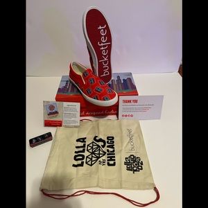 Lollapalooza 2014 Bucketfeet Sneakers 10 Year Anniversary: Lolla Loves Chicago￼